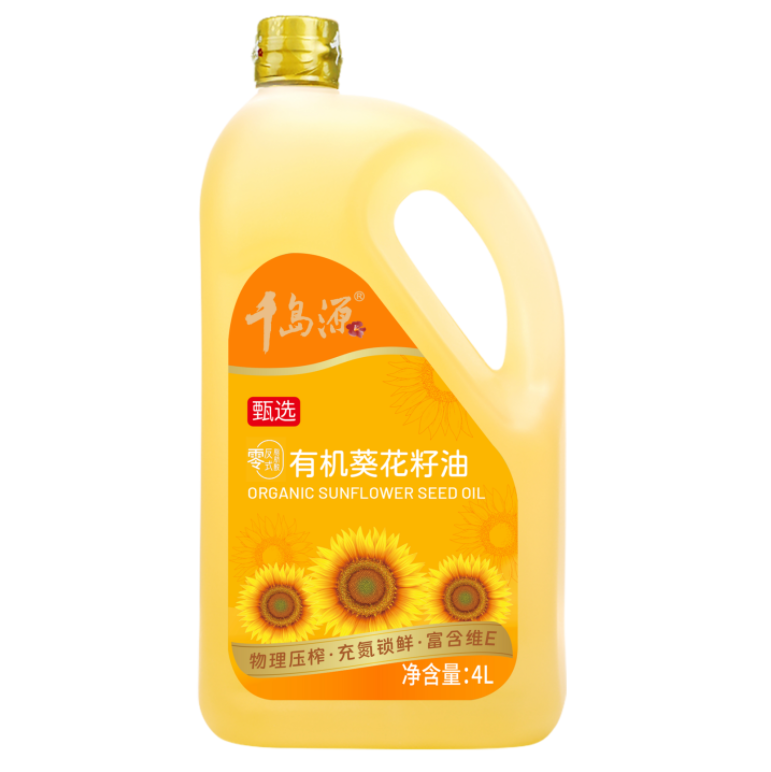 有機葵花籽油 4L